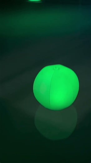 I love how these pool lights look at night!