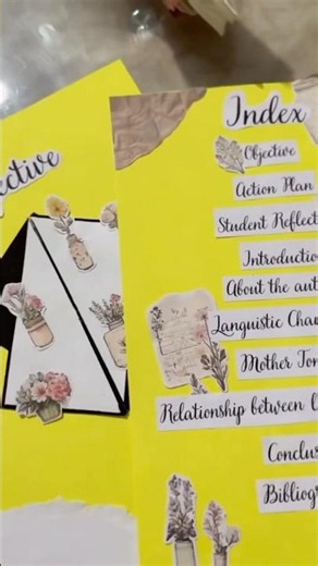 English project file decoration ideas✨ #shorts #diy #projectfile #assignment