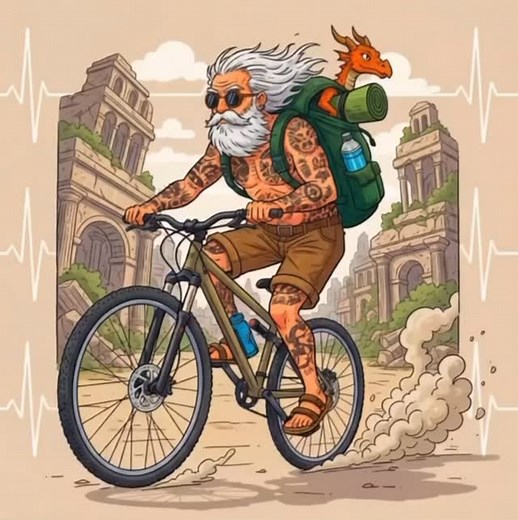 685 reactions · 208 shares | . . . . #cycling #cyclist #cyclinglife #ricamtp #rica_mtp #gravel #bike #roadcycling #iacycling #TattooedTrailblazer #FantasyCyclist #EpicRideRuins #BeardedAdventurer #DragonBackpackVibes #MythicMomentum #AncientRoadsModernSoul #HeartbeatOfTheWild #CyclingThroughLegends #InkAndArches | Rica Mtp | Facebook