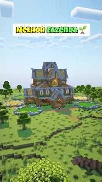 Minecraft Melhor Fazenda🌱 Download na Bio #shorts #minecraft #minecraftbuilding