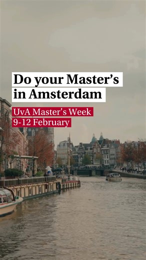 You’re thinking ahead as a student. Discover which Master's fits your ambitions. | University of Amsterdam / Universiteit van Amsterdam