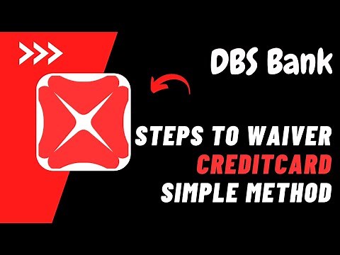 How to Waiver CreditCard , CashLine Fee & Charge on DBS Online Banking Account - Easy Step 2024
