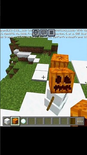 How to Build a Snowman in Minecraft! ⛄ | Snow Golem Tutorial