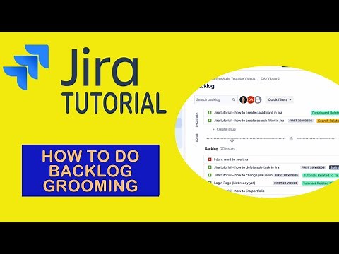 How To Do Backlog Grooming - Jira Tutorial 2023