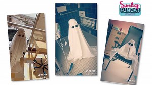 Sunday Funday Moment: 'Ghost Challenge' helps young cancer patient through chemotherapy treatments