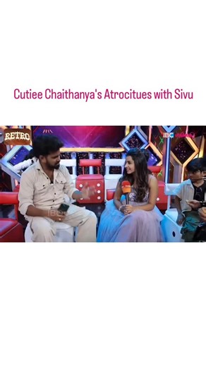 Sivaangik_world on Instagram: "Ultimate fun 😂😂 Cutiee @hrithvik_chaitanya_venkat atrocities with Sivu ❤️ @sivaangi.krish Kids ee pudichitta ❤️ He wishes for your attention 🫶❤️ Note : I do not own the rights to this music/video/image used in this clip, All rights belong to the respective owners. This is purely fan made for entertainment purpose & to show love towards my idol Sivaangi No copyright infringement intended 🚫 Copyrights belong to respective owners Ƕ