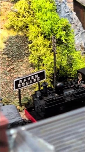 Narrow Gauge Works Train Through the Streets #modeltrains #railway #shorts