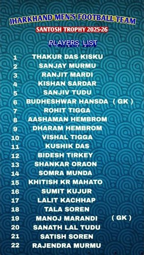 Jharkhand Santosh trophy players || Jamshedpur Ranchi Ramgarh & Godda players are in camp at Bokaro