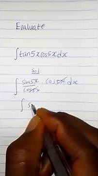 Evaluating Integral Of Trigonometric Function #shorts #calculus #integration