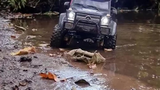 RC遥控车TRX6 G63越野车 和泥泞和谐完美 😁