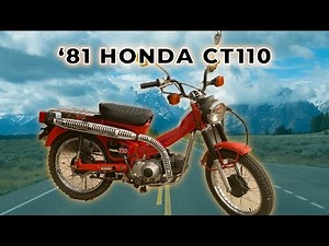 GPS Top Speed Testing and Cruising on the 81 Honda CT110 4k