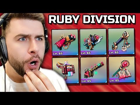 RUBY DIVISION IS HERE!: ALL NEW BEST WEAPONS IN PIXEL GUN 3D!💎🔴
