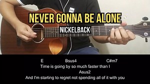 1K views · 35 reactions | Never Gonna Be Alone - Nickelback | Guitar Tutorial | Boss Biong | Facebook