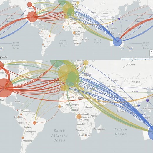 232K views · 4.7K reactions | This map shows the spread of the new...
