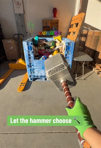 Unboxing Surprising Items with a Hammer