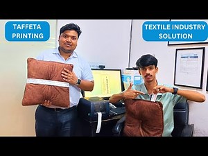 Taffeta Printing For Textile industry with TSC TTP 345 Barcode Printer |