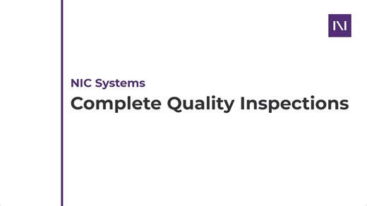 Complete Quality Inspections
