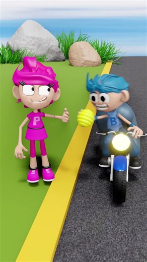 P VS B Motorbike VS Ice Cream