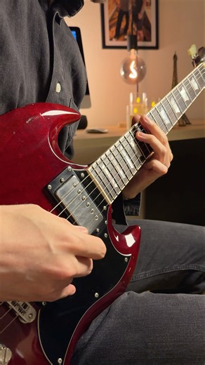 Black Sabbath - Paranoid Guitar Cover | Maybach Albatroz Dark Wine | #shorts