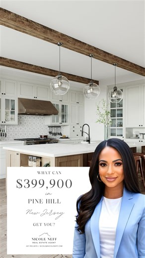 Nicole Neff | Philly & South Jersey Realtor on Instagram: "PINE HILL NEW JERSEY 📣 This rancher is beautifully renovated and perfect for the home buyer who’s downsizing OR starting out! Comment INFO and I’ll send all the details. If you’re looking to buy a home in South Jersey comment GUIDE for a copy of my FREE home buyer’s guide! . . . Marketed by Audra Nicole Neff Real Broker LLC . Listed by Derek Eisenberg Continental Real Estate Group . . . . #southjerseyrealtor #southjerseyrealestate #sout