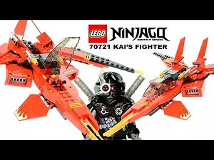 LEGO® Ninjago™ 70721 Kai Fighter vs General Cryptor Speed Build
