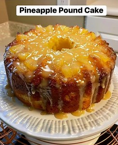 1.2K views | Pineapple Pound Cake Recipe Ingredients: 1 cup unsalted butter, softened ½ cup vegetable oil 2 ¾ cups granulated sugar 5 large eggs, room temperature 3 cups all-purpose flour ½ tsp baking powder ½ tsp salt ..... Fυll ᖇecίpe in Coʍmеոτ [] | Tasty Table Time | Facebook