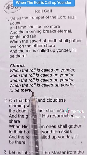When The Roll is Called Up Yonder - Daily Hymn