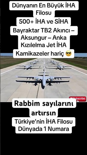 Turkeys Worlds Largest Drone Fleet 500 UAVs and UCAVs #shorts