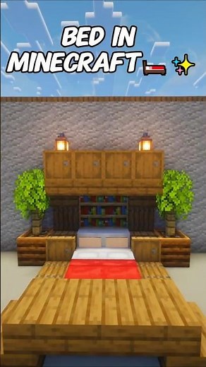 🛏️✨ Bed in Minecraft! | #Shorts #minecraft #usa