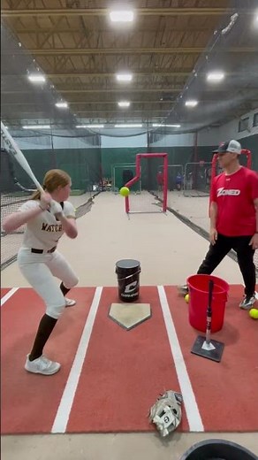 Try this drill at your next practice 🥎 Perfect timing drill for elite softball players.