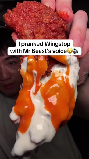 Wingstop Prank Using Mr. Beast's Voice