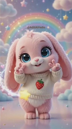 Kawaii Dancing AI Animation 🩷 Cute Chibi Dance | AI Video | Ultra Cute VFX #shorts