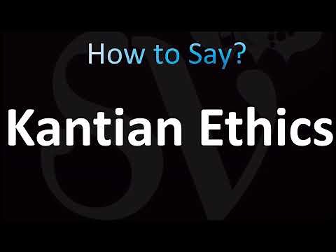 How to Pronounce Kantian Ethics (CORRECTLY!)