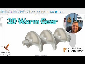 Creating Worm gear in Fusion 360