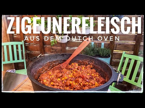 Gypsy meat from the Dutch oven