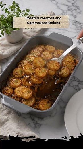 Roasted Potatoes and Caramelized Onions