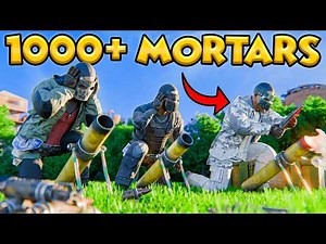 I used 1000+ Mortars to raid in Rust