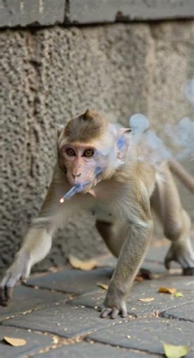 No One Is Safe from This Monkey’s Pranks! 😅 Watch the wildest tricks #funny #monkey #pranks