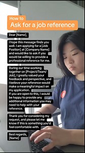 Need to provide a reference for your job application? Here's how you can reach out to people you've worked with in the past, such as coworkers, colleagues, or managers, for a job reference. #jobreference #reference #jobapplication #template | Resume Genius | Facebook