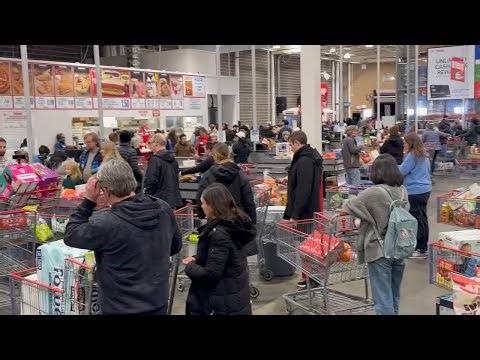 Grocery stores see rush as winter storm approaches North Carolina