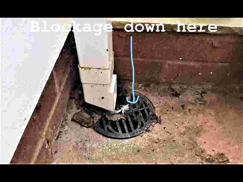 How blocked gulley's can block your sink and washing machine etc