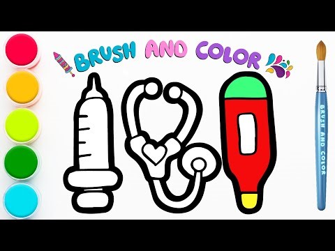 How to Draw a Medical Examination Kit | Step by Step