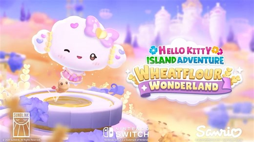 Hello Kitty Island Adventure Official Wheatflour Wonderland DLC Reveal Trailer