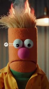 a screaming Muppet -(hair on fire) 🔥 #funny #ahhhhhh