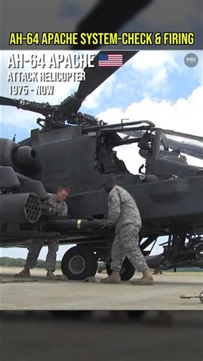 AH–64 System Check & Firing #shorts