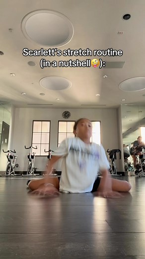 For those asking, this is her stretch routine (obviously much slower though lol)! #stretching #dancer #dance #flexible #dancemoms | The Mama Queen