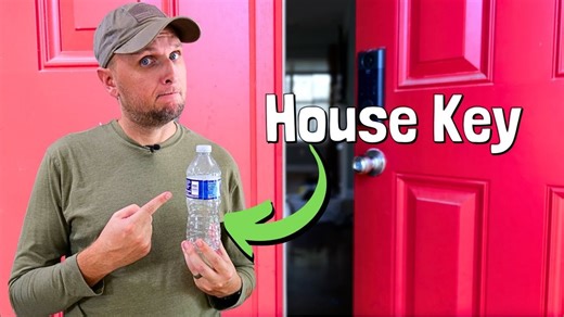 Here's a simple trick on how to open your house using a plastic bottle! #diy #crafts #tips | How To Home