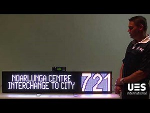 UES International - New Destination Signs for Bus & Coach