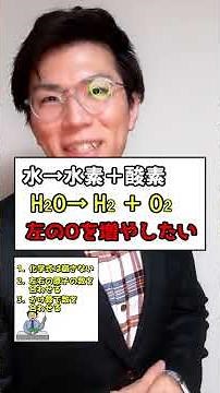 化学反応式これだけ！