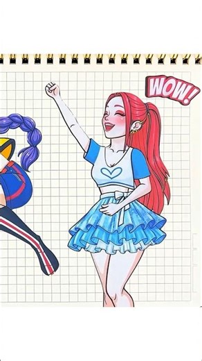 KPOP Demon Hunters Sticker Book 💘 Huntrix RUMI Cute